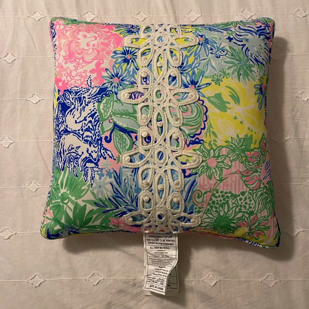 Lilly Pulitzer throw pillow